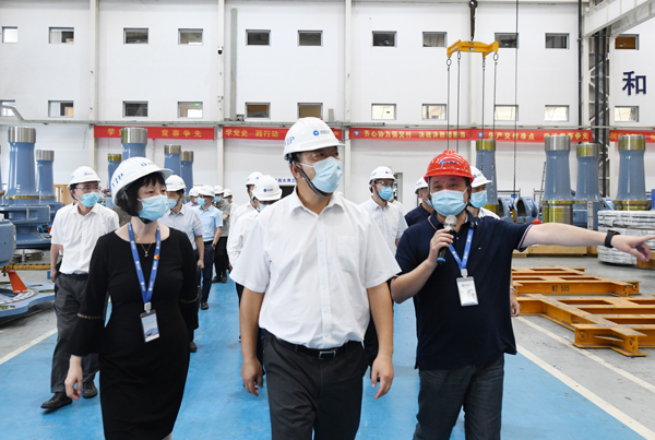 杭州市副市长柯吉欣一行调研Z6尊龙凯时股份